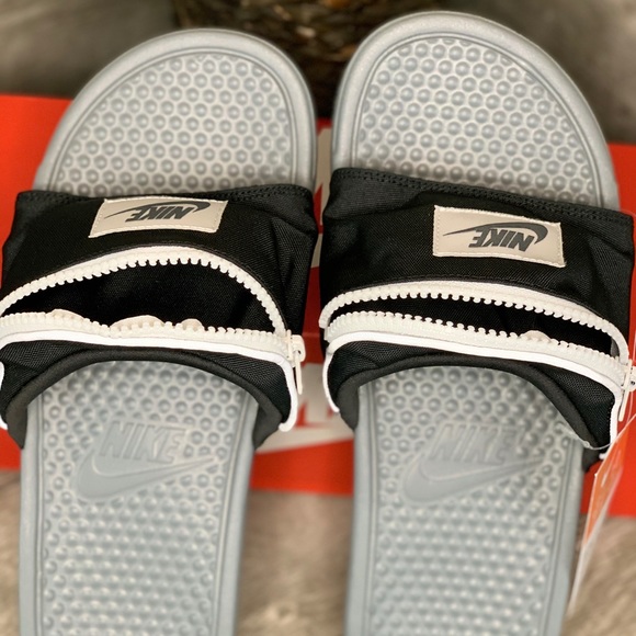 Nike Benassi JDI Fanny Pack Flip Flops - Picture 5 of 6